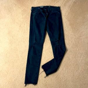 Adriano Goldschmied - Black Distressed Jeans - 28R